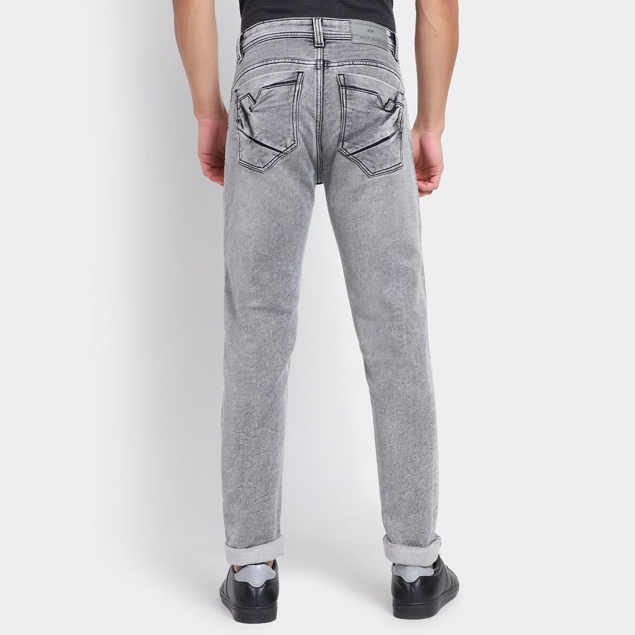 Men's Slim Fit Jeans , Light Grey, large image number null